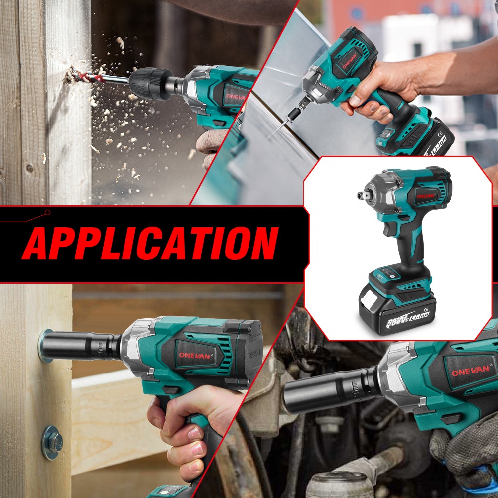 Power Tools In Electrical - 1200N.m Torque Brushless Electric Impact Wrench