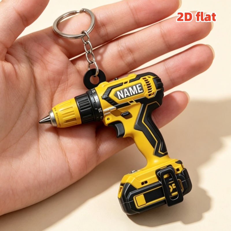 Custom Name Power Drill Keycha - Power Tools With Names review and price