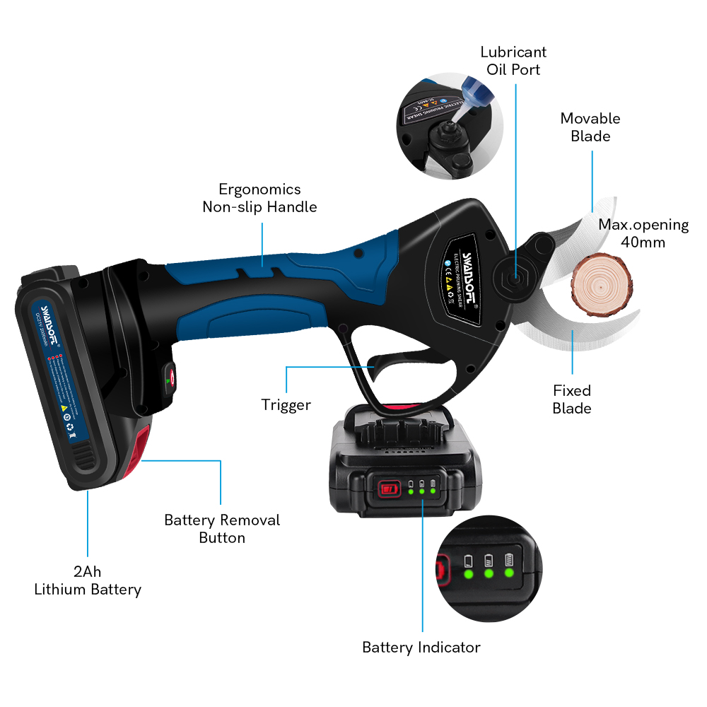Electric Pruning Shears 40MM S - Power Tools In Electrical review and price